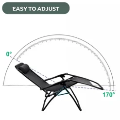 2x Reclining Sun Loungers With Head Rest -Outlet Green Shrub Hub Store 2x reclining sun loungers with head rest5013478135261 03c MP