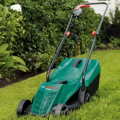 Bosch Rotak 320ER Corded Rotary Lawnmower -Outlet Green Shrub Hub Store bosch rotak 320er corded rotary lawnmower3165140724289 04i