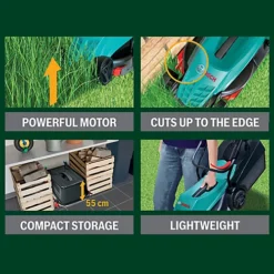 Bosch Rotak 320ER Corded Rotary Lawnmower -Outlet Green Shrub Hub Store bosch rotak 320er corded rotary lawnmower3165140724289 17bq