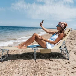 Costway Adjustable Beach Chaise Lounger Deck Chair W/ Soft Mattress & Removable Pillow -Outlet Green Shrub Hub Store costway adjustable beach chaise lounger deck chair w soft mattress removable pillow6085649678234 03c MP