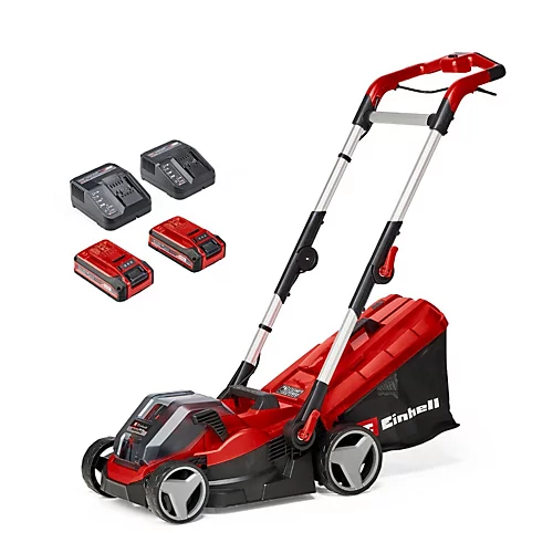 Einhell Power X-Change Cordless Lawnmower 36V - 34cm Cutting Width - With Battery And Charger - RASARRO 36/34 (2x3.0Ah) 1 Einhell Power X-Change Cordless Lawnmower 36V - 34cm Cutting Width - With Battery And Charger - RASARRO 36/34 (2x3.0Ah)