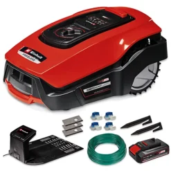 Einhell Power X-Change FREELEXO 500 BT Robot Lawnmower - App Controlled With Bluetooth - Includes Battery And Charging Station