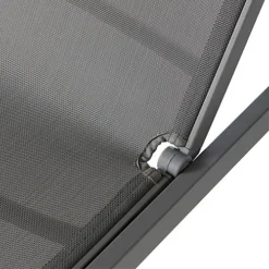 GoodHome Moorea Grey Metal Sun Lounger -Outlet Green Shrub Hub Store goodhome moorea grey metal sun lounger5059340347356 36c