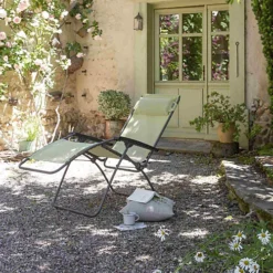 Lafuma Garden Recliner Chair - UV Resistant Anti Gravity Relaxing Sun Lounger With Removeable Headrest - Lime Green -Outlet Green Shrub Hub Store lafuma garden recliner chair uv resistant anti gravity relaxing sun lounger with removeable headrest lime green5053335892371 03c MP