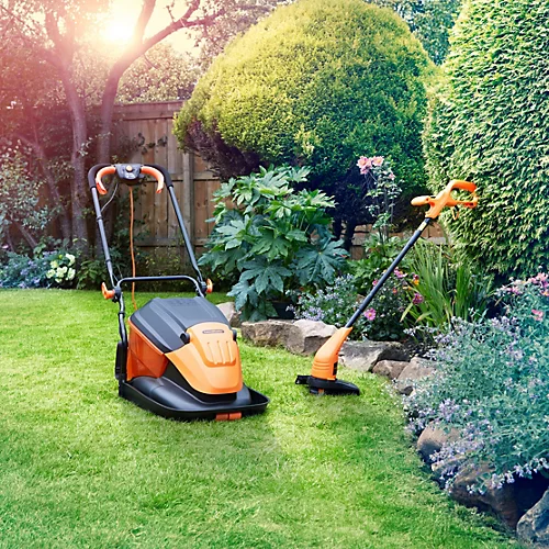 LawnMaster 1500W 33cm Electric Hover Mower With Grass Collection Box And 350W 2-in-1 Grass Trimmer And Edger, 2 Year Guarantee 2 LawnMaster 1500W 33cm Electric Hover Mower With Grass Collection Box And 350W 2-in-1 Grass Trimmer And Edger, 2 Year Guarantee - Image 2