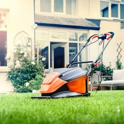 LawnMaster 36cm 1800W Hover Mower With Grass Collection - 2 Year Guarantee -Outlet Green Shrub Hub Store lawnmaster 36cm 1800w hover mower with grass collection 2 year guarantee6939349518928 03c MP