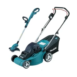 Makita DLM380Z 18v / 36v Cordless Lithium Battery Lawn Mower + DUR181 Strimmer