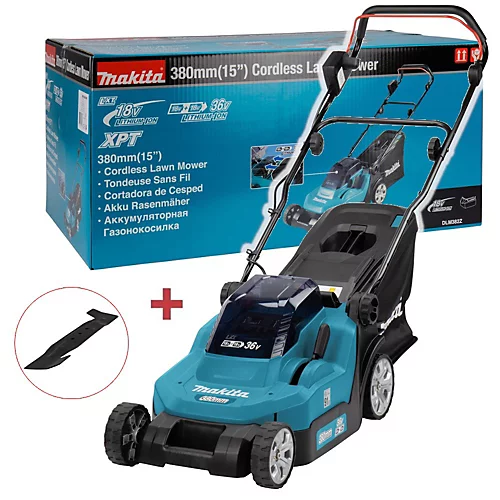 Makita DLM382Z 18v 36v LXT Cordless Lithium Battery Lawn Mower Bare Unit + Blade 1 Makita DLM382Z 18v 36v LXT Cordless Lithium Battery Lawn Mower Bare Unit + Blade