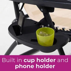 Neo Beige Folding Portable Zero Gravity Chairs And Table Set -Outlet Green Shrub Hub Store neo beige folding portable zero gravity chairs and table set5056293914680 04c MP