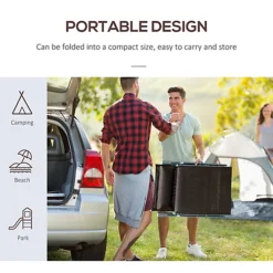 Outsunny Sun Lounger Recliner Foldable 7 Levels Texteline Brown -Outlet Green Shrub Hub Store outsunny sun lounger recliner foldable 7 levels texteline brown5055974873537 06c MP