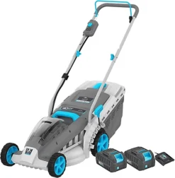 Swift 40V 37cm Cordless Lawnmower-Included Dual 2.0Ah Battery And Charger