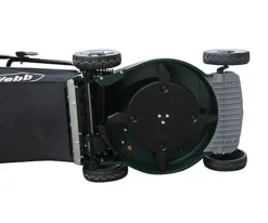 Webb Supreme WER19ALSP 48cm (19") Petrol Self Aluminium Deck Propelled Rotary Lawnmower -Outlet Green Shrub Hub Store webb supreme wer19alsp 48cm 19 petrol self aluminium deck propelled rotary lawnmower5055661904179 04c MP