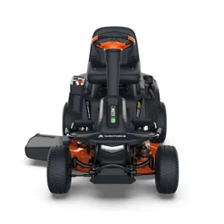 Yard Force E559 Battery-Powered Electric Ride-On Mulching Mower -Outlet Green Shrub Hub Store yard force e559 battery powered electric ride on mulching mower6939500736383 06c MP